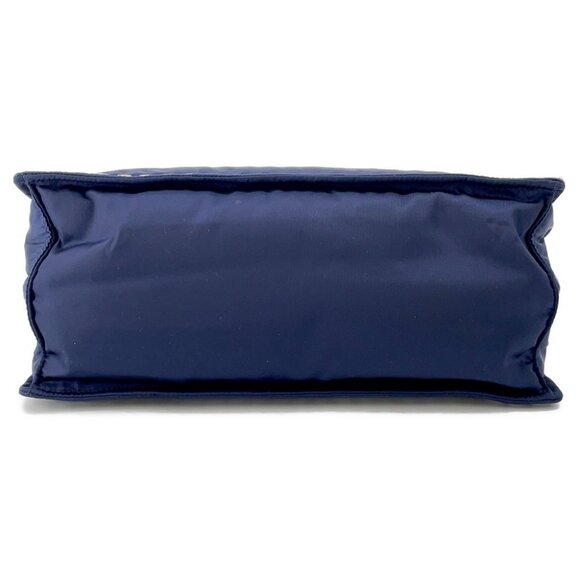 PRADA etiquette tote Nylon/Leather Navy/Light Blue - Picture 15 of 15